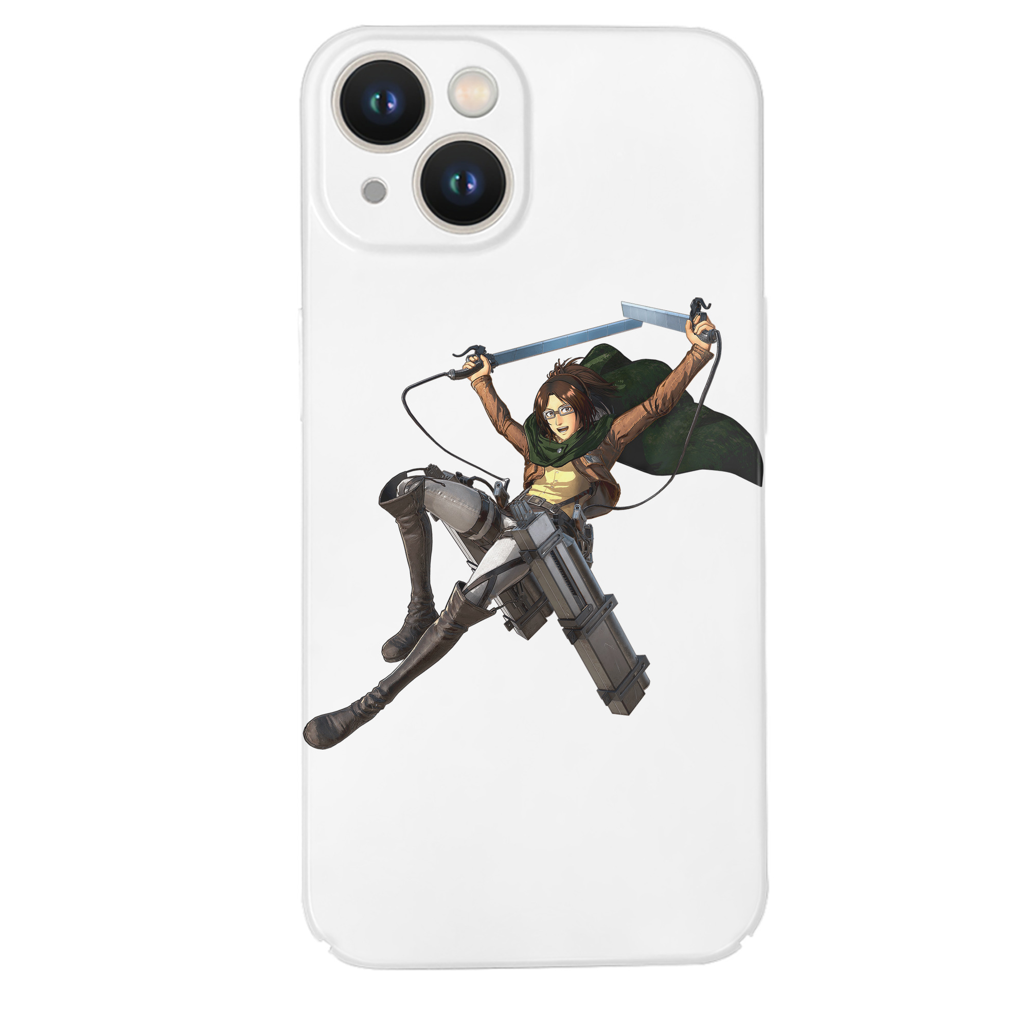 （画像用） 進撃の巨人 ハンジ·ゾエ Attack on Titan Hanji Zoe 【iPhone 14シリーズ対応】ハードケース